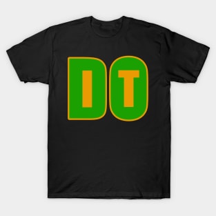 Do it Motivational Saying, Jamaican Colors T-Shirt